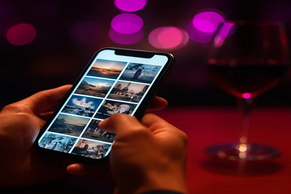 হাতে একটি স্মার্টফোন নিয়ে একজন ব্যবহারকারী 333ok ডিজিটাল প্ল্যাটফর্মটি স্বাচ্ছন্দ্যে ব্যবহার করছেন