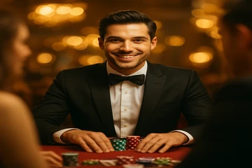 333okএর আলোকিত ঘূর্ণন চাকা ও গেমিং প্ল্যাটফর্মের চিপসের দৃশ্য, যা লাইভ গেমিংয়ের উত্তেজনা তুলে ধরে